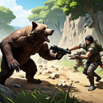 The New Battlefield Meta**
A high-stakes teamfight unfolding in a newly redesigned Eternal Return map. In the center, a ferocious 'Mutated Bear' and 'Wild Wolf' are contested by diverse characters, their abilities clashing. The scene highlights strategic terrain, with characters utilizing narrow passages for ambushes and lush bushes for cover, emphasizing intense, tactical combat and the powerful buffs from the new neutral objectives. Anime art style, dynamic action, showcasing the new battlefield structure.

**
