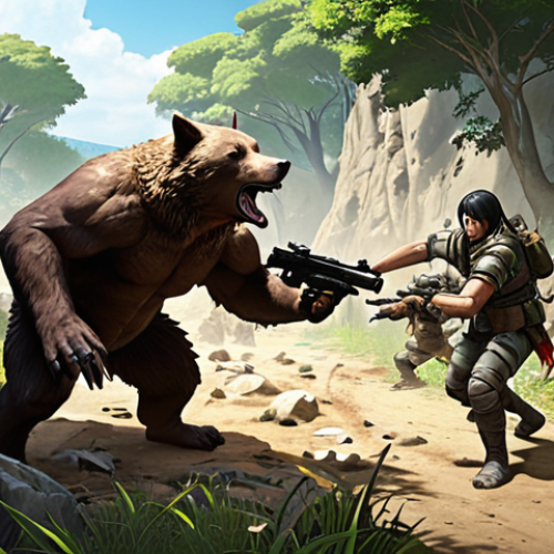The New Battlefield Meta**
A high-stakes teamfight unfolding in a newly redesigned Eternal Return map. In the center, a ferocious 'Mutated Bear' and 'Wild Wolf' are contested by diverse characters, their abilities clashing. The scene highlights strategic terrain, with characters utilizing narrow passages for ambushes and lush bushes for cover, emphasizing intense, tactical combat and the powerful buffs from the new neutral objectives. Anime art style, dynamic action, showcasing the new battlefield structure.

**