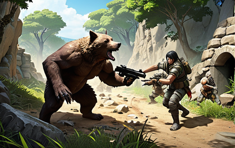 The New Battlefield Meta**
A high-stakes teamfight unfolding in a newly redesigned Eternal Return map. In the center, a ferocious 'Mutated Bear' and 'Wild Wolf' are contested by diverse characters, their abilities clashing. The scene highlights strategic terrain, with characters utilizing narrow passages for ambushes and lush bushes for cover, emphasizing intense, tactical combat and the powerful buffs from the new neutral objectives. Anime art style, dynamic action, showcasing the new battlefield structure.
**